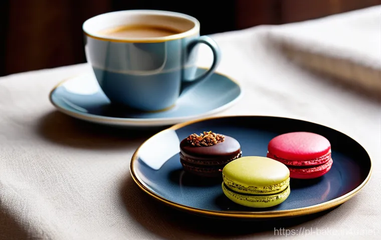 프리미엄 제과 브랜드 - **Prompt:** "A close-up shot capturing the skilled hands of a confectioner, meticulously piping deli...